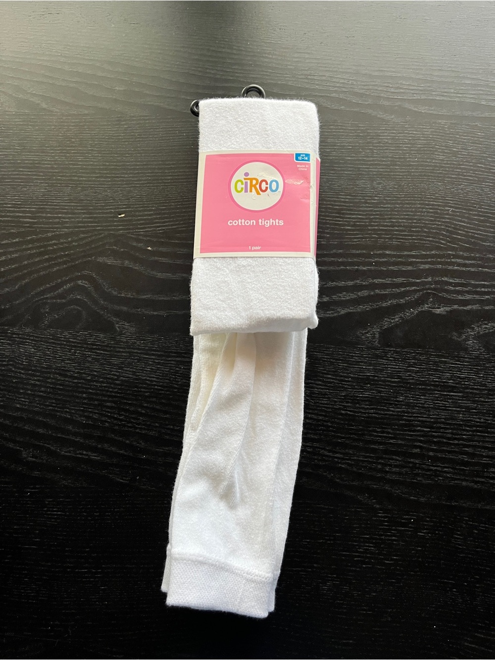 Circo White Cotton Tights for Kids - Pack of 1